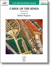 Carol of the Kings Concert Band sheet music cover